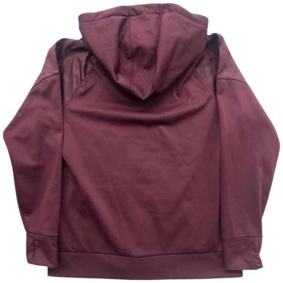 The North Face Suprema Full Zip Hoodie Jacket Womens size XL Burgundy - Picture 3 of 7